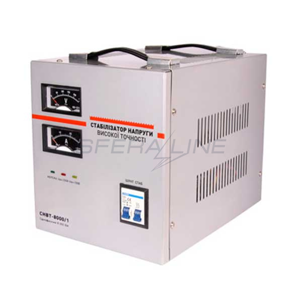 Стабилизатор напряжения электромеханический (сервоприводный) СНВТ-8000-1, 8 кВА, E. NEXT