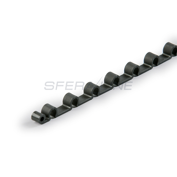 Крепежная планка пластмассовая для кабеля Ø 5,5 мм, шаг 25 мм, PPN6