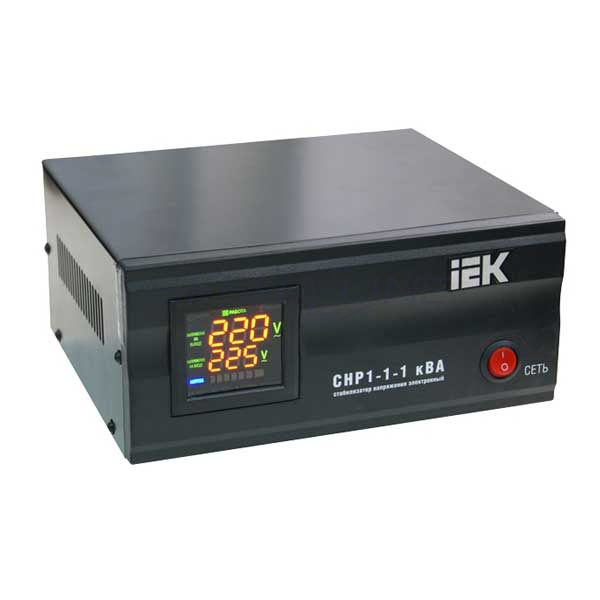 Стабилизатор напряжения СНР1-1-1 кВА электронный стационарный IEK
