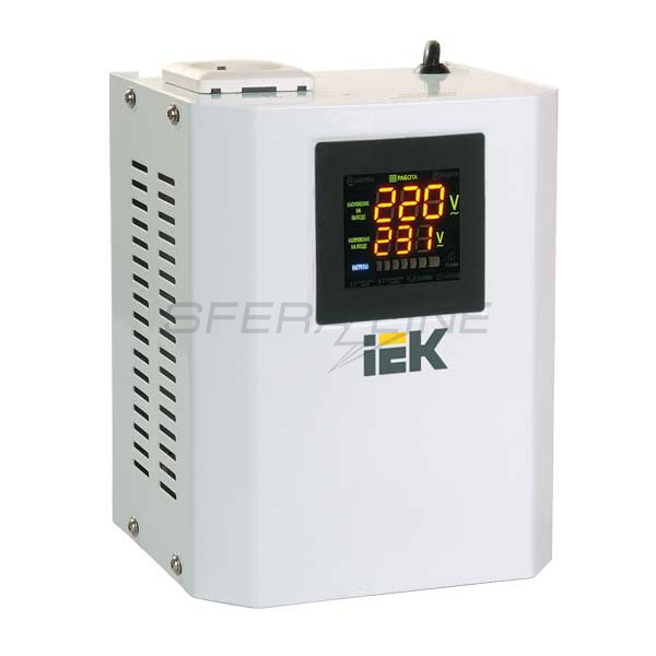 Стабилизатор напряжения Boiler 0,5 кВА релейный настенный IEK