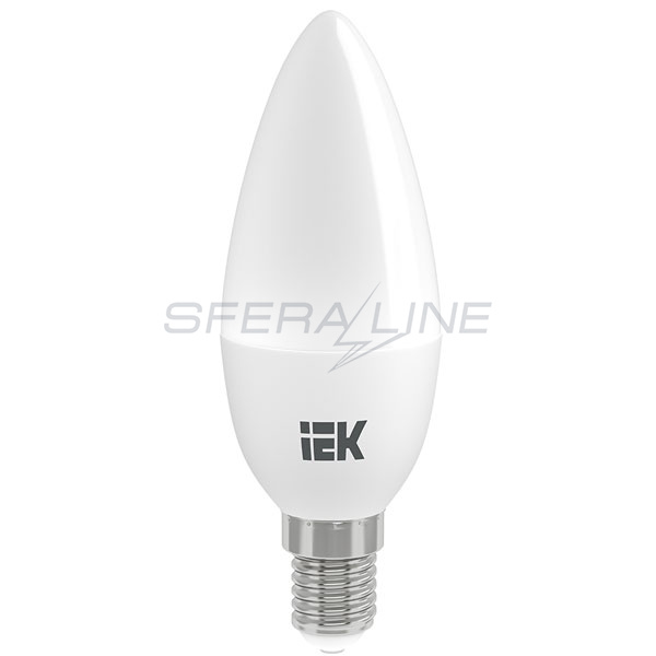 Лампа светодиодная ALFA C35 10Вт 230В 4000К E14 IEK